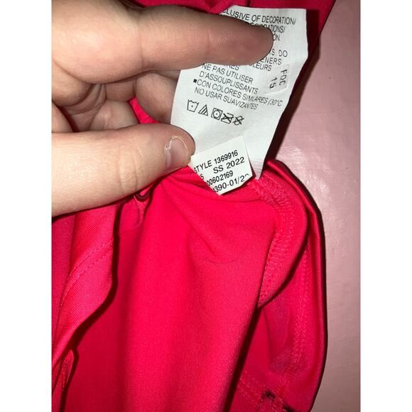 Under Armour HeatGear Hot Pink Racerback Semi Cropped Athletic Tank Size XS - Picture 6 of 6